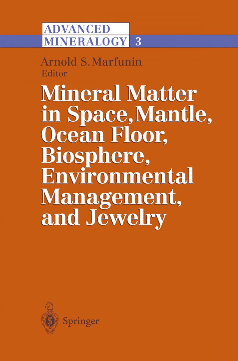 Big bigCover of Advanced Mineralogy