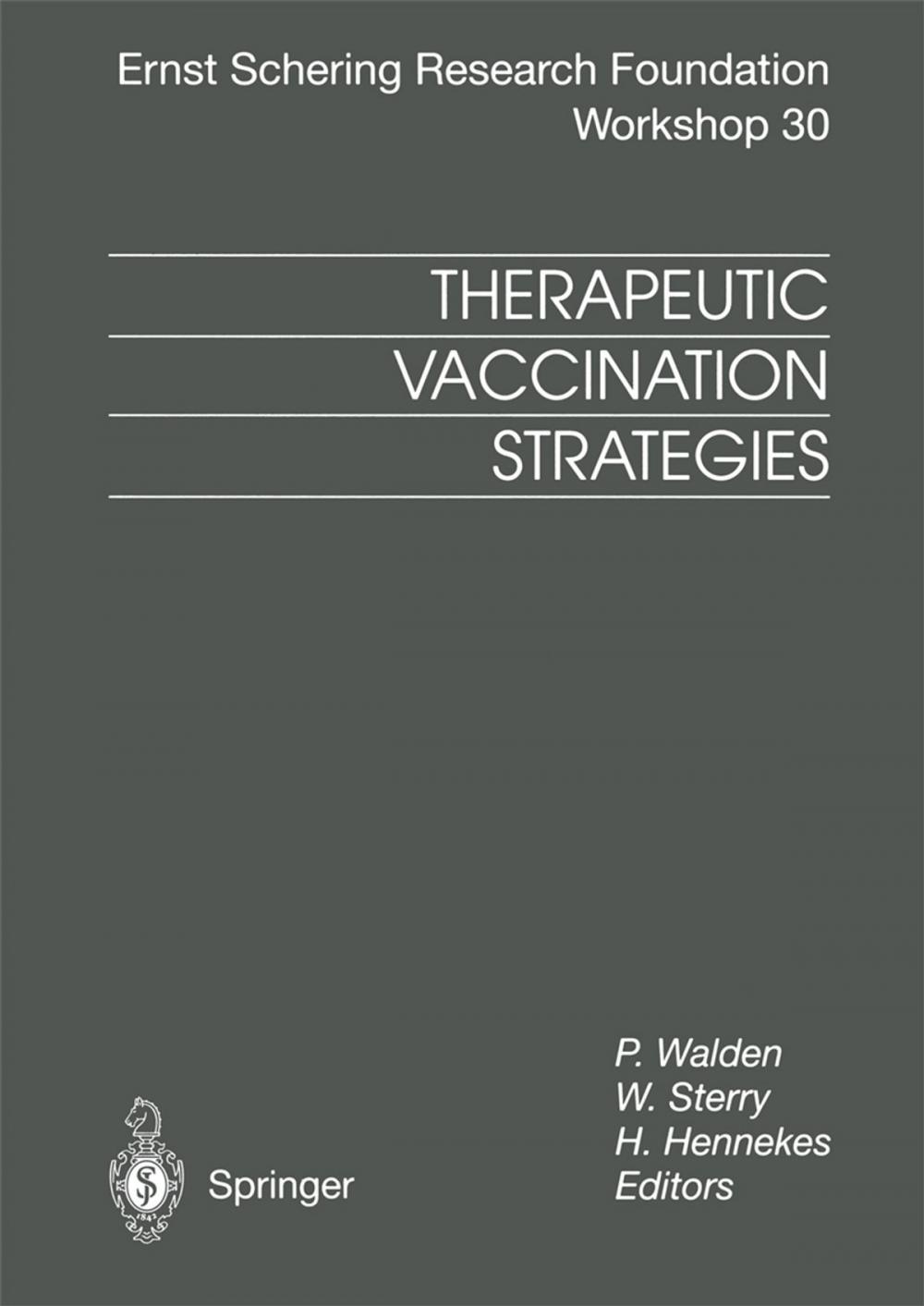Big bigCover of Therapeutic Vaccination Strategies