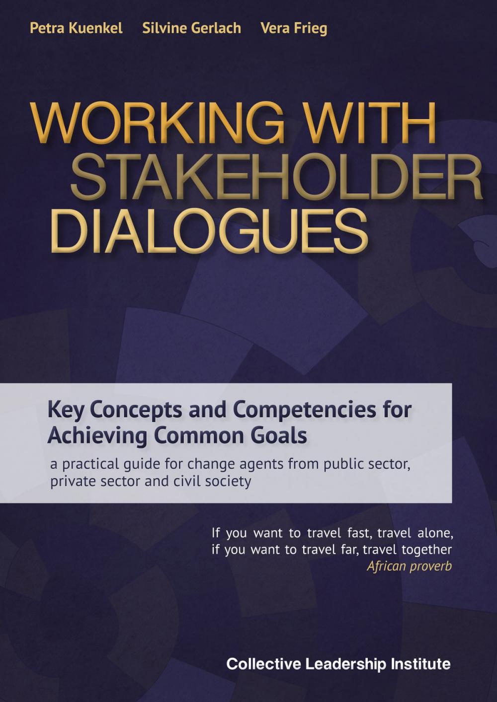 Big bigCover of Working with Stakeholder Dialogues