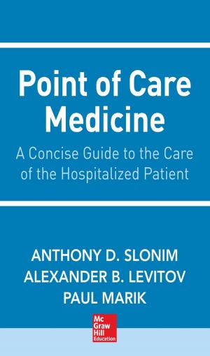 Cover of the book Point of Care Medicine by Ronni L. Gordon, David M. Stillman