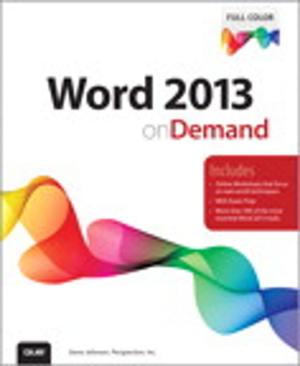 Cover of the book Word 2013 on Demand by Bertrand Cesvet, Tony Babinski, Eric Alper