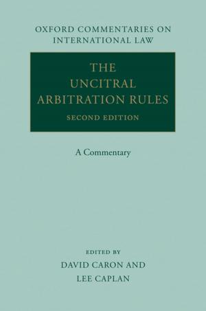 Cover of the book The UNCITRAL Arbitration Rules by Hans-Werner Sinn