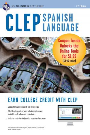 Cover of CLEP Spanish Language Book + Online