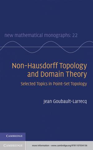 Cover of the book Non-Hausdorff Topology and Domain Theory by Pim de Zwart, Jan Luiten van Zanden