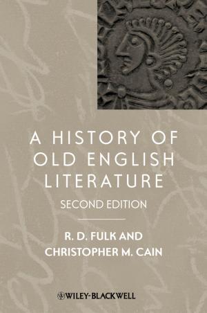 Cover of the book A History of Old English Literature by Edward W. Taylor, Patricia Cranton