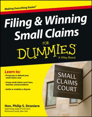 Cover of the book Filing and Winning Small Claims For Dummies by Vahan Janjigian, Stephen M. Horan, Charles Trzcinka
