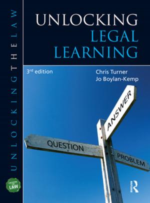 Cover of the book Unlocking Legal Learning by Aleksandra Jordanoska, David O. Friedrichs, Isabel Schoultz