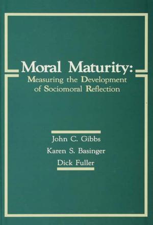 Cover of the book Moral Maturity by Kikumi K. Tatsuoka
