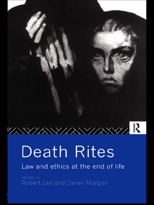 Cover of the book Death Rites by Antony Easthope