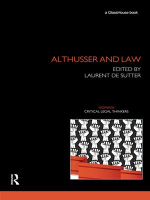 Cover of the book Althusser and Law by Florian Urban