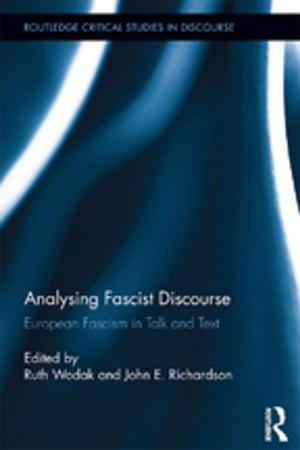 Cover of the book Analysing Fascist Discourse by Fintan J O'Regan