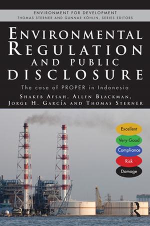 Book cover of Environmental Regulation and Public Disclosure