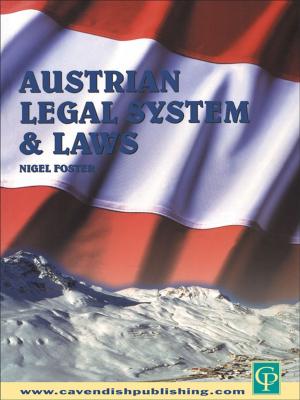 Cover of the book Austrian Legal System and Laws by W. J. Baker
