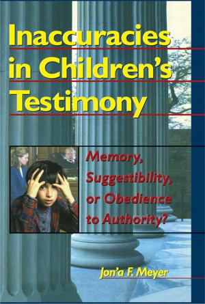 Cover of the book Inaccuracies in Children's Testimony by Mia L. Cahill