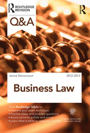 Cover of the book Q&A Business Law by Tom Edwards, Jenna Edwards