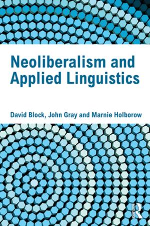 Cover of the book Neoliberalism and Applied Linguistics by Chris Turney, Matthew Canti, Nick Branch, Peter Clark