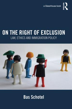 Cover of the book On the Right of Exclusion: Law, Ethics and Immigration Policy by Alistair Finlan