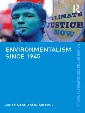 Cover of the book Environmentalism since 1945 by David Hopkinson