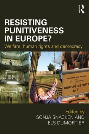 Cover of the book Resisting Punitiveness in Europe? by Dan Egonsson