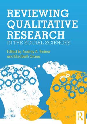 Cover of the book Reviewing Qualitative Research in the Social Sciences by Ellen Cole, Esther D Rothblum