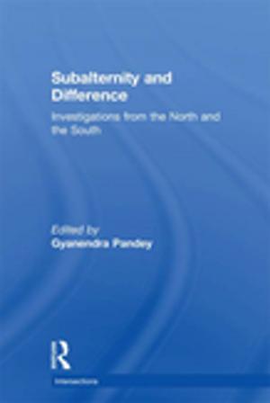 Cover of the book Subalternity and Difference by Sherry M. Cummings, Colleen Galambos