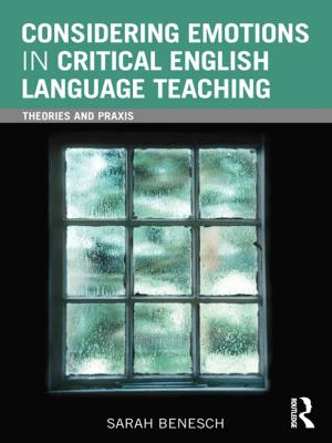 Book cover of Considering Emotions in Critical English Language Teaching