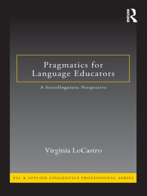 Cover of the book Pragmatics for Language Educators by Sigurd Bergmann