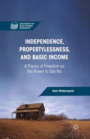 Cover of the book Independence, Propertylessness, and Basic Income by Lydia Platón Lázaro