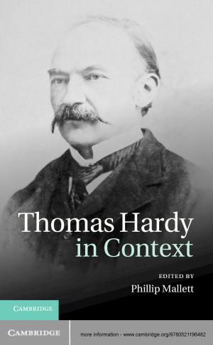 Cover of the book Thomas Hardy in Context by Anne Innis Dagg