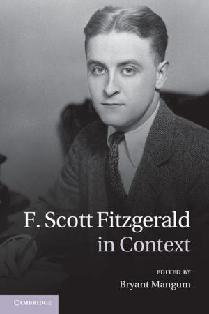 Cover of the book F. Scott Fitzgerald in Context by Edouard B. Sonin