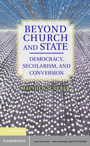 Cover of the book Beyond Church and State by Jens Bartelson