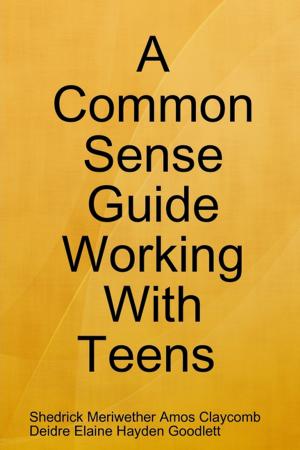 Cover of the book A Common Sense Guide "Working With Teens" by James Wilson