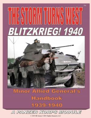 Cover of the book The Storm Turns West: Blitzkrieg! 1940 by Joan Quade