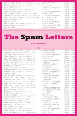 Cover of the book The Spam Letters by Robin and the Honey Badger