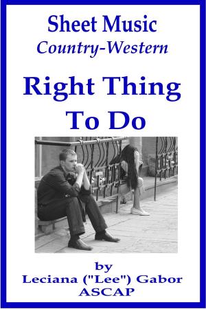Cover of the book Sheet Music Right Thing To Do by Peter Cooper