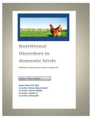 Cover of Poultry Nutritional Disorders in domestic birds