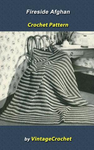 Book cover of Fireside Afghan Vintage Crochet Pattern