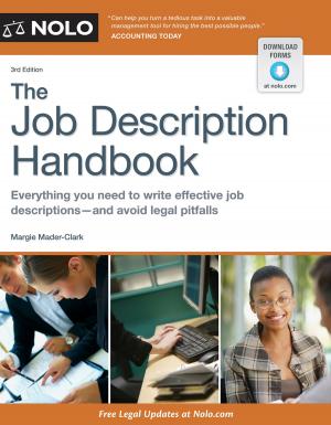 Cover of the book Job Description Handbook, The by Denis Clifford, Attorney, Ralph Warner, Attorney