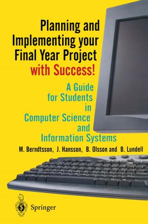 Cover of the book Planning and Implementing your Final Year Project — with Success! by P. Della Bella, Andrea Natale