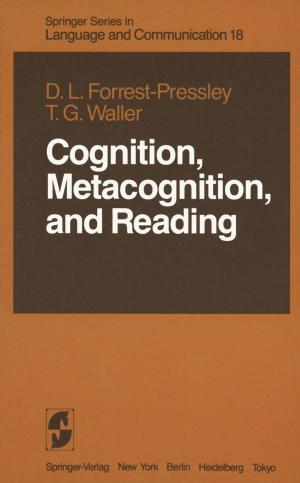 Cover of the book Cognition, Metacognition, and Reading by J.G. Carroll, R.M. Frankel, A. Keller, T. Klein, P.K. Williams