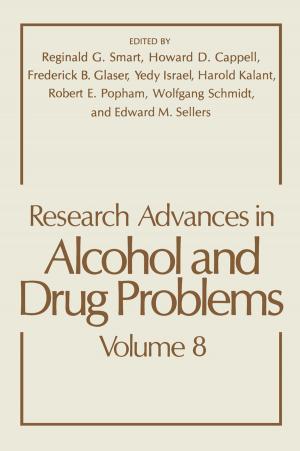 Cover of the book Research Advances in Alcohol and Drug Problems by Ian Gillespie Cook, Jamie Halsall