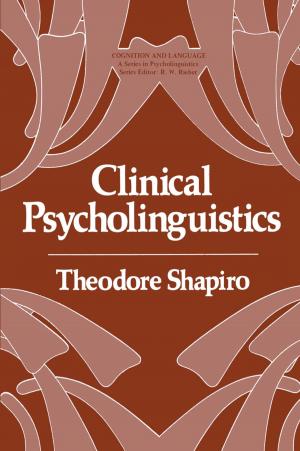 Cover of the book Clinical Psycholinguistics by David MacLeish. Smith