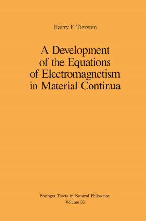 Cover of the book A Development of the Equations of Electromagnetism in Material Continua by 
