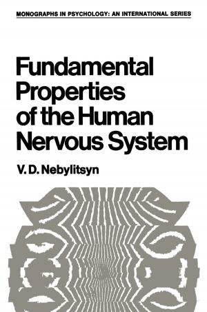 Cover of the book Fundamental Properties of the Human Nervous System by Boris Sobolev, Victor Sanchez, Lisa Kuramoto