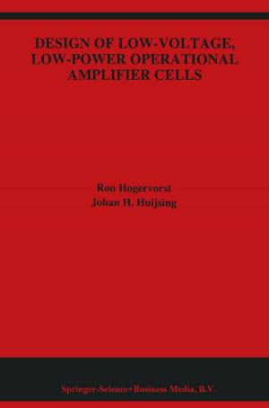 Cover of the book Design of Low-Voltage, Low-Power Operational Amplifier Cells by Jim Mansell, Kent Ericsson