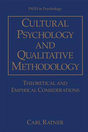 bigCover of the book Cultural Psychology and Qualitative Methodology by 