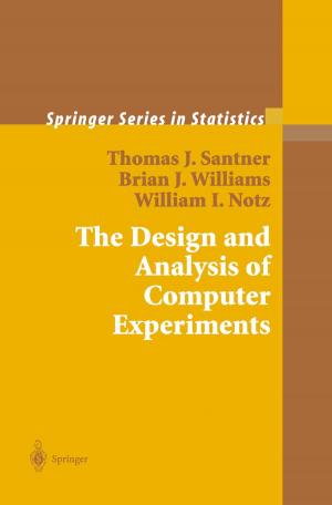 Cover of the book The Design and Analysis of Computer Experiments by J.L. Wilson
