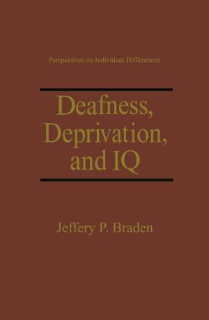 Cover of the book Deafness, Deprivation, and IQ by 
