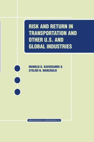 Cover of the book Risk and Return in Transportation and Other US and Global Industries by Maartje E. Zonderland