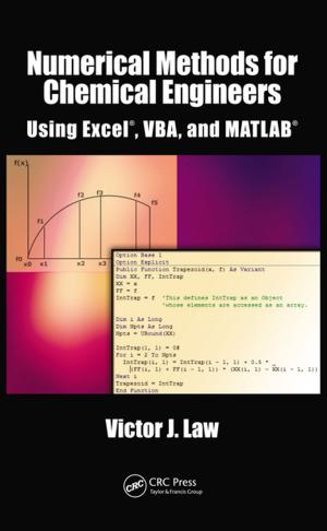 Cover of the book Numerical Methods for Chemical Engineers Using Excel, VBA, and MATLAB by Gunnar Kullenberg